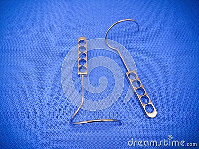 Surgical Serasis Evaluated Meshes Introducer Needle Stock Photo