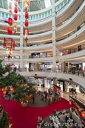 SURIA mall in Kuala Lumpur Editorial Stock Photo