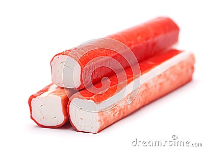 Surimi crab stick Stock Photo