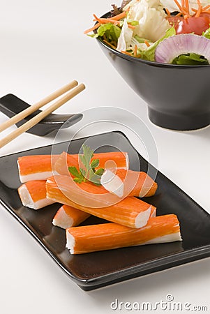 Surimi sticks Stock Photo