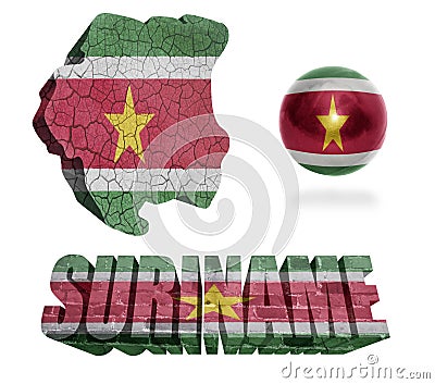 Suriname Symbols Stock Photo