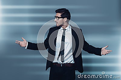 Surprise and disappointment Stock Photo