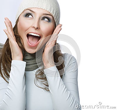 Surprised Girl Stock Photo