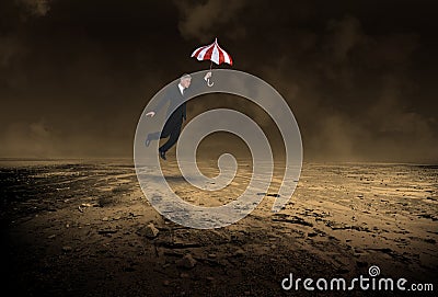 Surreal Business Success, Sales, Marketing Stock Photo
