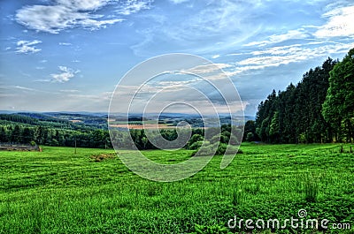 Surreality in the countryside Stock Photo