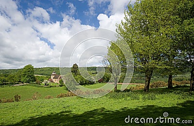 Surrey Countryside at Wotton Stock Photo