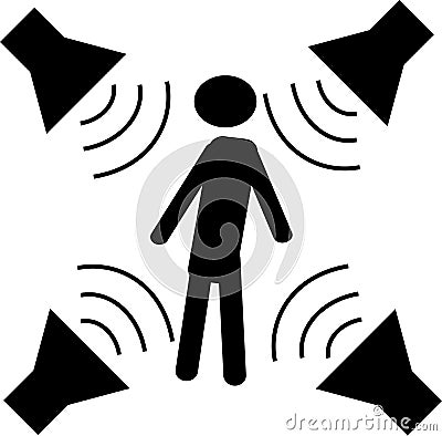 Surround Sound Stock Photo