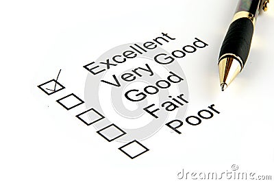 Survey Stock Photo