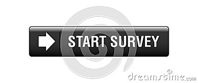 Survey button Cartoon Illustration