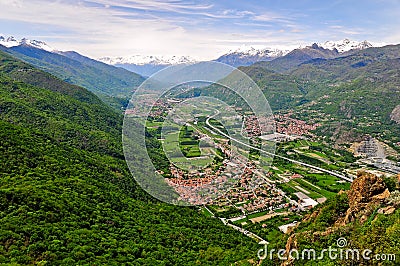 Susa valley Stock Photo