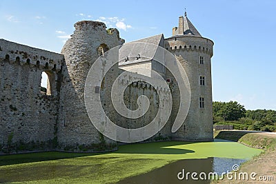 Suscinio castle in Morbihan in France Stock Photo