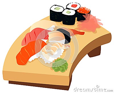 Sushi Vector Illustration