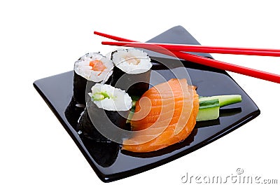 Sushi dish Stock Photo