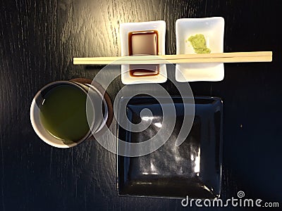 Sushi dish seasoning Stock Photo