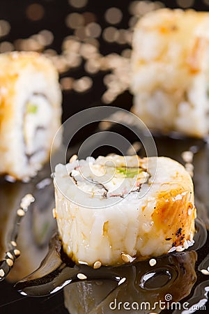 Modello di copertura giapponese del menu dei sushi del ristorante ... Cucina disegno Giapponese