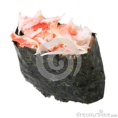 Sushi kani Stock Photo