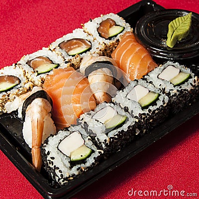 Sushi mix Stock Photo