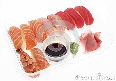 SUSHI NIGIRIZUSHI, JAPANESE FOOD Stock Photo