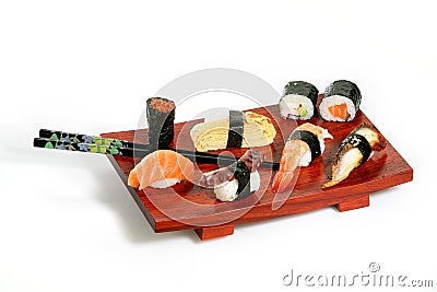 Sushi platter Stock Photo