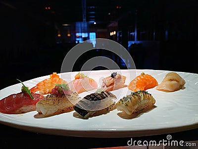 Sushi roll - japanese food - image Stock Photo