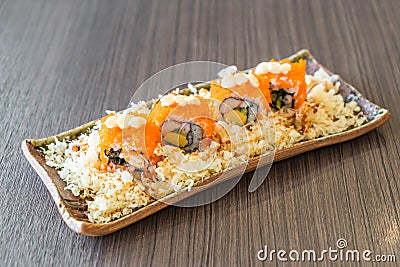 sushi roll - japanese food Stock Photo