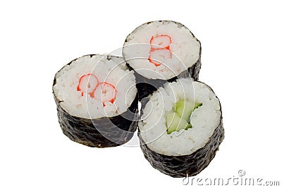 Sushi rolls Stock Photo