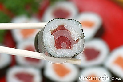 Sushi rolls Stock Photo