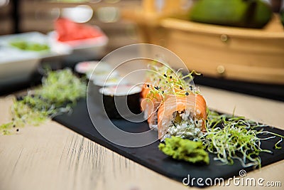 Sushi Selection Stock Photo