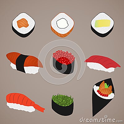 Sushi set. Stock Photo