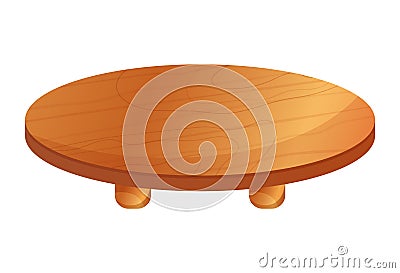 Sushi tray wooden plate for design. Colorful vector illustration on white background Vector Illustration