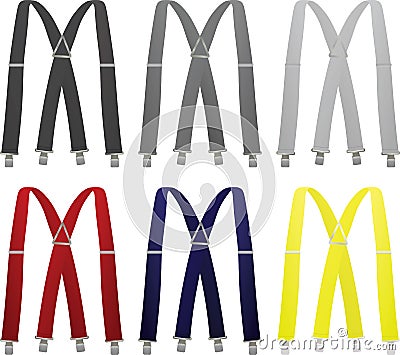 Suspenders vector Vector Illustration