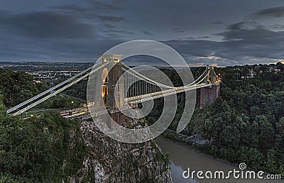 Clifton Suspension Bridge [Bristol, United Kingdom Stock Photo