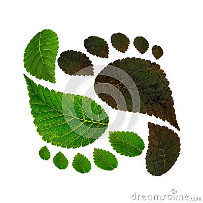 Sustainability of ecology against environmental pollution Stock Photo