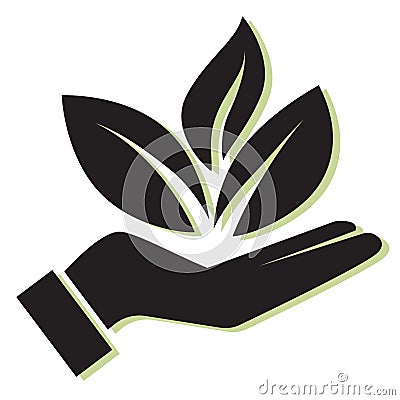 Sustainability - Plant Icon Vector Illustration