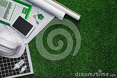 Sustainable building Stock Photo