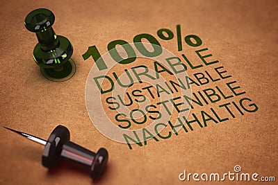Sustainable Developpement Stock Photo