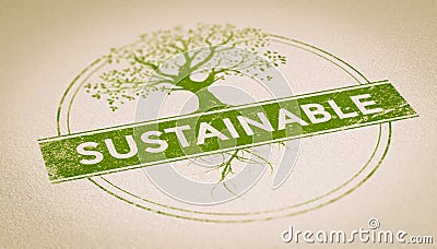 Sustainable Cartoon Illustration