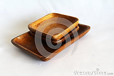 Sustainable wooden items for common use Stock Photo