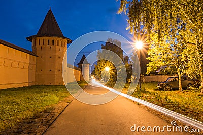 Suzdal Kremlin, Suzdal, Vladimir Region, Golden Ring of Russia Editorial Stock Photo