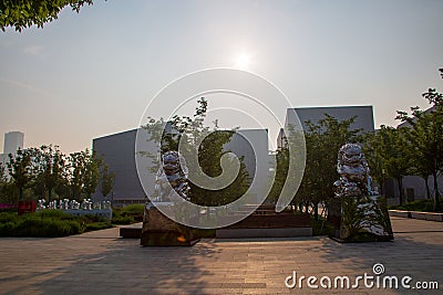 Suzhou Museum West, China Editorial Stock Photo