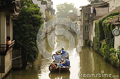 Suzhou, watertown in China Editorial Stock Photo