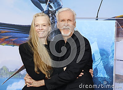 Suzy Amis Cameron and James Cameron Editorial Stock Photo