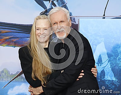 Suzy Amis Cameron and James Cameron Editorial Stock Photo