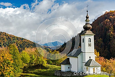 Sv. Marko chapel in Lower Danje, Slovenia Stock Photo