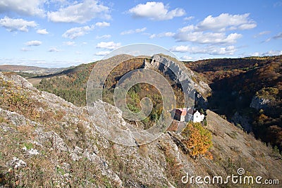 Svaty Jan pod Skalou, Central Bohemia, Czech republic Stock Photo