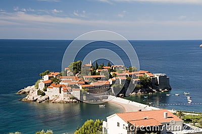 Sveti Stefan, Montenegro Stock Photo