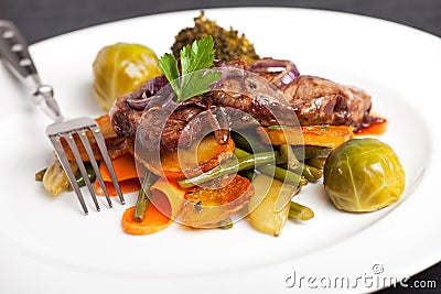 Swabian steak Stock Photo