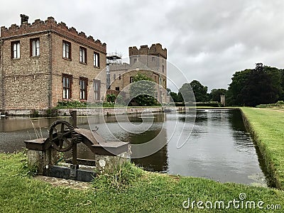 Oxburgh hall, Oxburgh Estate. A Moated medieval manor house. Swaffham, Norfolk, UK. July 27, 2019. Editorial Stock Photo