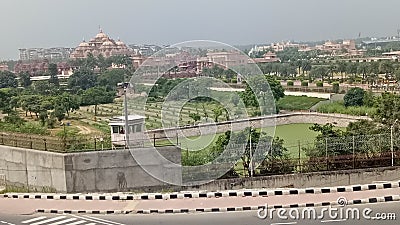 Swami narayan akshardham temple in delhi india Editorial Stock Photo