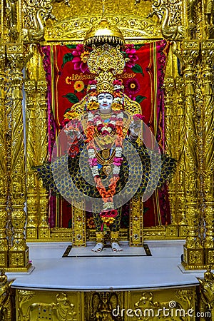 Swami Narayan Temple Stock Photo